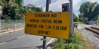 Schranken hat in Morgenstunden zur Stauvermeidung ge&ouml;ffnet