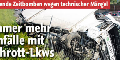 Immer mehr Unfälle mit Schrott-Lkws