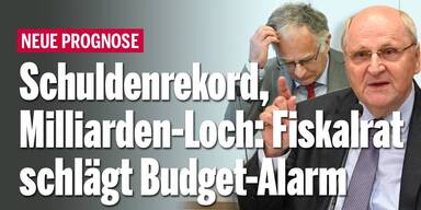Schuldenrekord, Milliarden-Loch: Fiskalrat schlägt Budget-Alarm