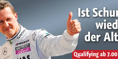 Schumi macht
den Fans Hoffnung