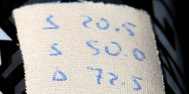 Erwischt! Mit 11 Meter langem Schummelzettel