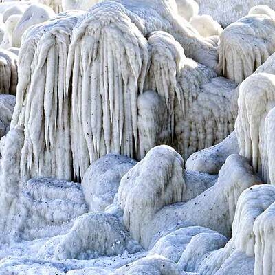 Das Schwarze Meer ist jetzt ein Eismeer