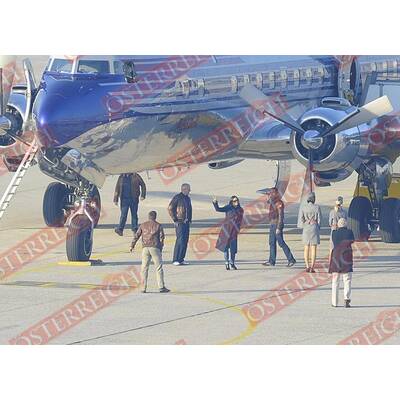 Demi Moore & Ashton Kutcher: Ankunft in Linz