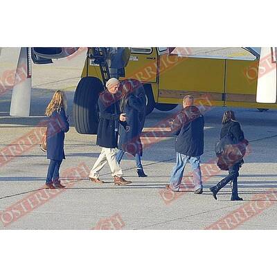 Demi Moore & Ashton Kutcher: Ankunft in Linz