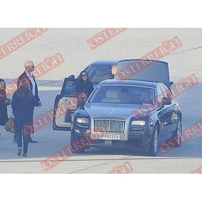 Demi Moore & Ashton Kutcher: Ankunft in Linz