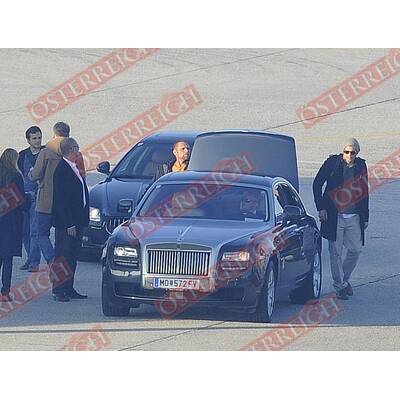 Demi Moore & Ashton Kutcher: Ankunft in Linz