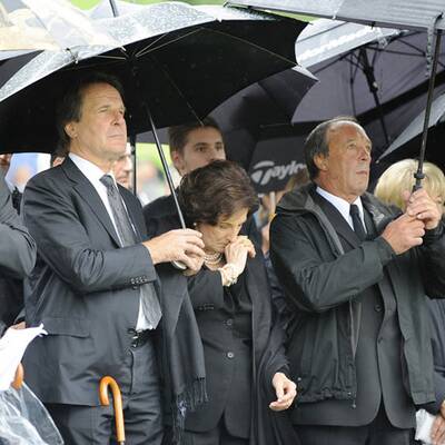 Fotos vom Toni Sailer Begräbnis