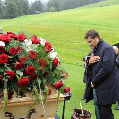 Fotos vom Toni Sailer Begräbnis