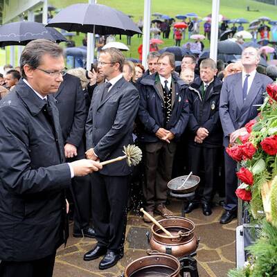 Fotos vom Toni Sailer Begräbnis
