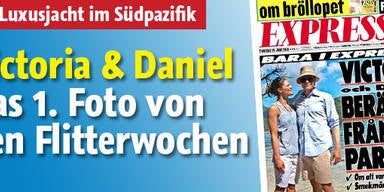 So flittern Victoria & Daniel auf Jacht