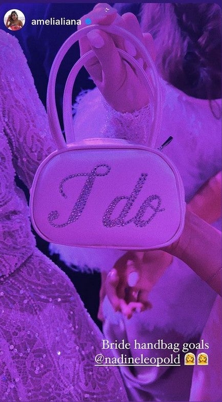 Nadine Leopold hat geheiratet