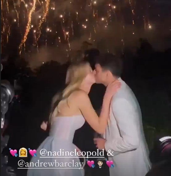 Nadine Leopold hat geheiratet