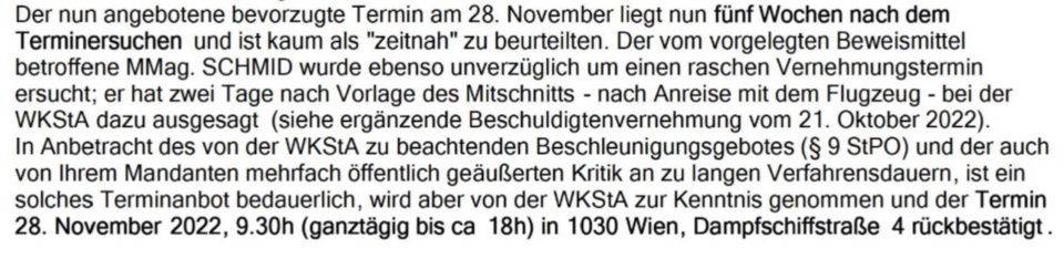 Kurz Einvernahme