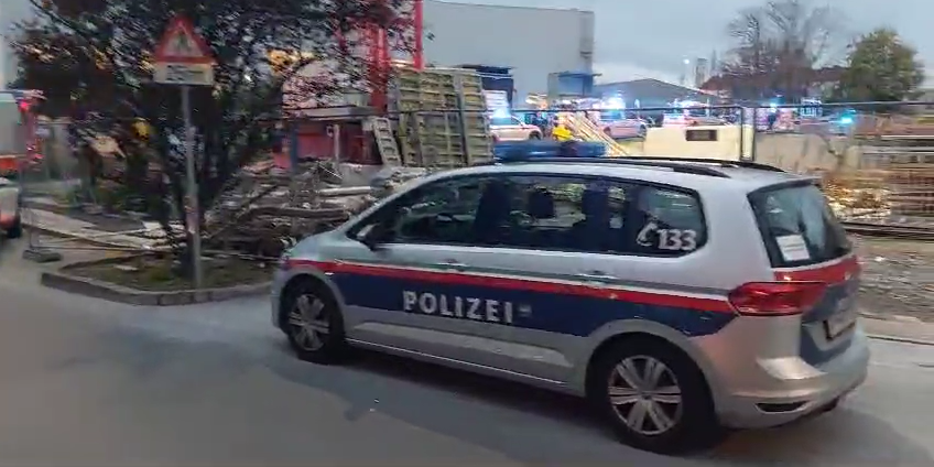 Schwerer Baustellenunfall in Wien-Heiligenstadt