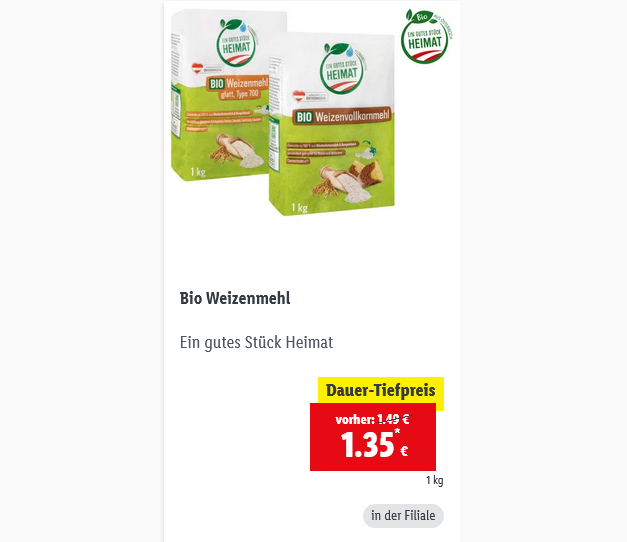 Lidl senkt Preise bei 100 Bio-Produkten