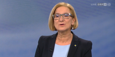 Johanna Mikl-Leitner (ÖVP) in der ORF-Pressestunde am 11.2.2024