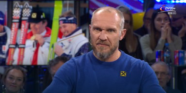 Hermann Maier bei "Sport und Talk im Hangar 7" am 12.2.2024