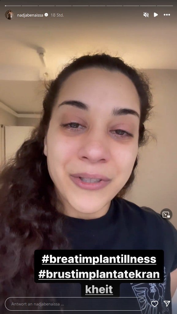 Nadja Benaissa spricht über ihre Brumstimplantatekrankheit