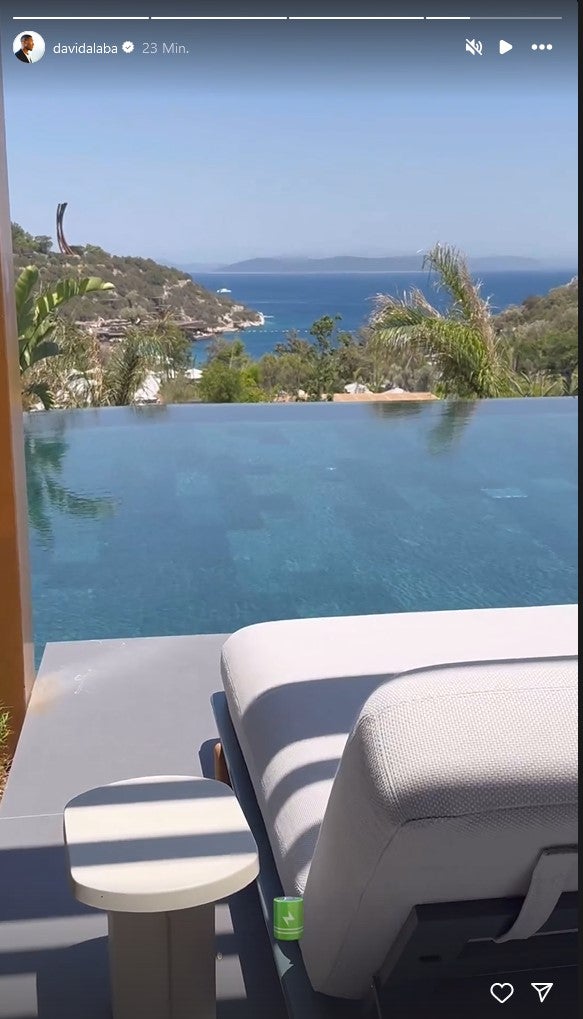 Nach dem Rolling Loud mit Schwester Rose May ging es für Alaba auf Urlaub