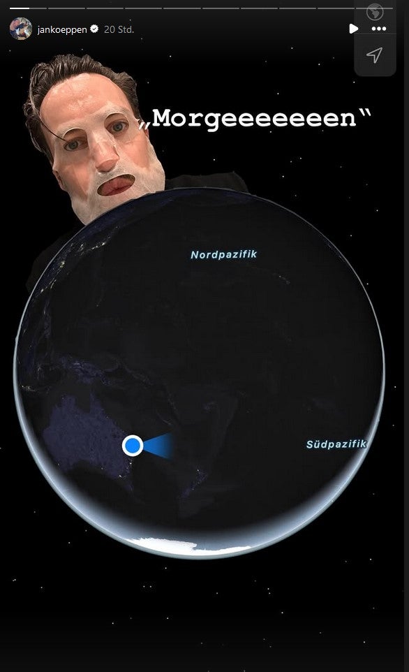 Jan Köppen verriet auf Instagram seine 