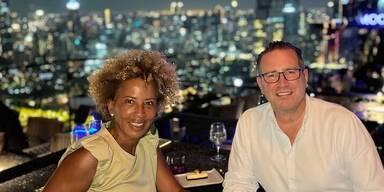 Arabella Kiesbauer und Florens Eblinger