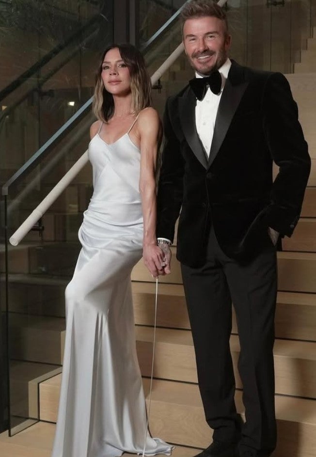 David Beckham mit seiner Gattin Victoria