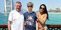 Boris Becker mit Amadeus und seiner Lilian