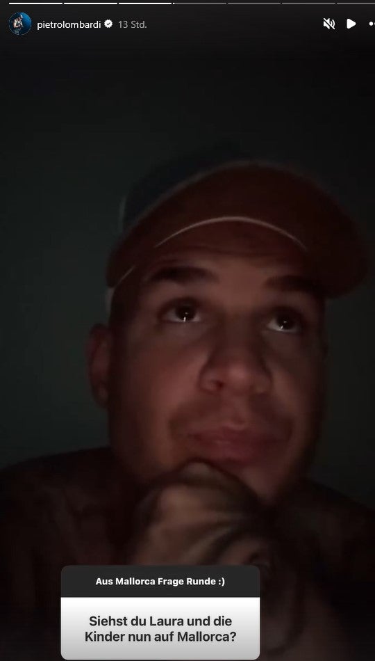Pietro beantwortete die Fragen seiner Fans. 