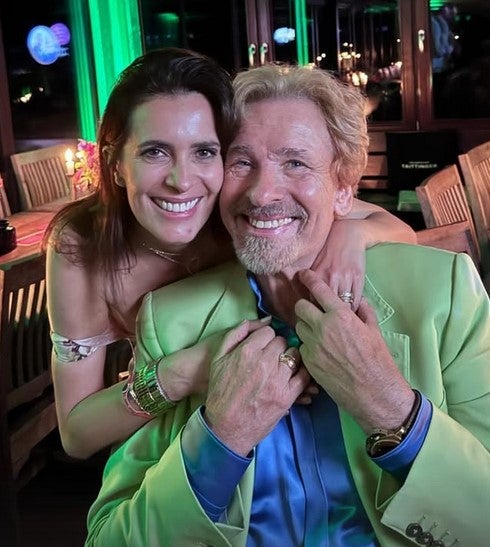 Doris Golpashin feierte mit der Entertainer-Legende. 