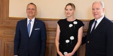 Fürstin Charlene und Fürst Albert