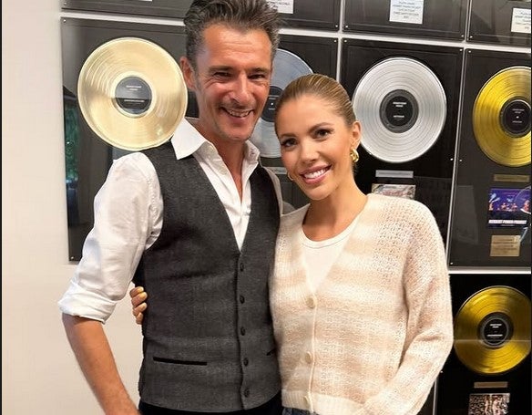 Herbert Pixner und Victoria Swarovski.