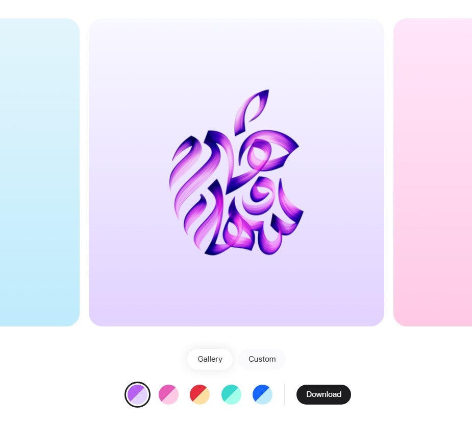 Das Apple-Logo in neuer Form zum personalisieren.