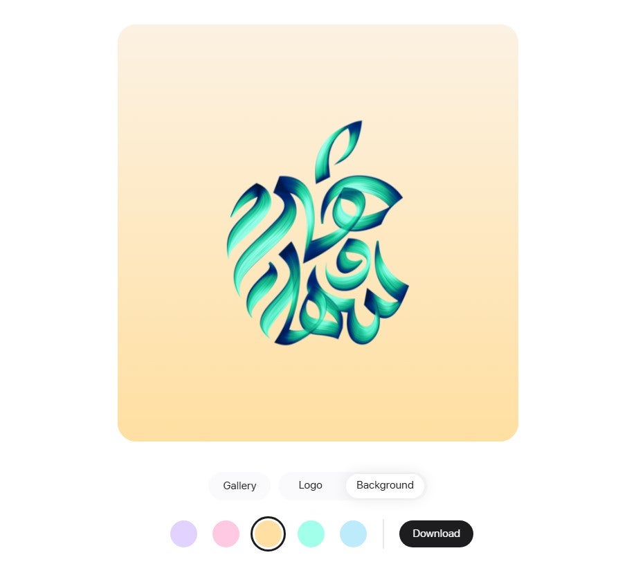 Das Wallpaper kann kostenlos selbst gestaltet werden.