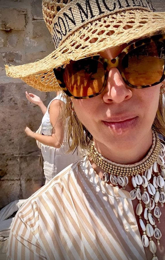 Nadja Bernhard genießt ihren Urlaub in Kroatien. 