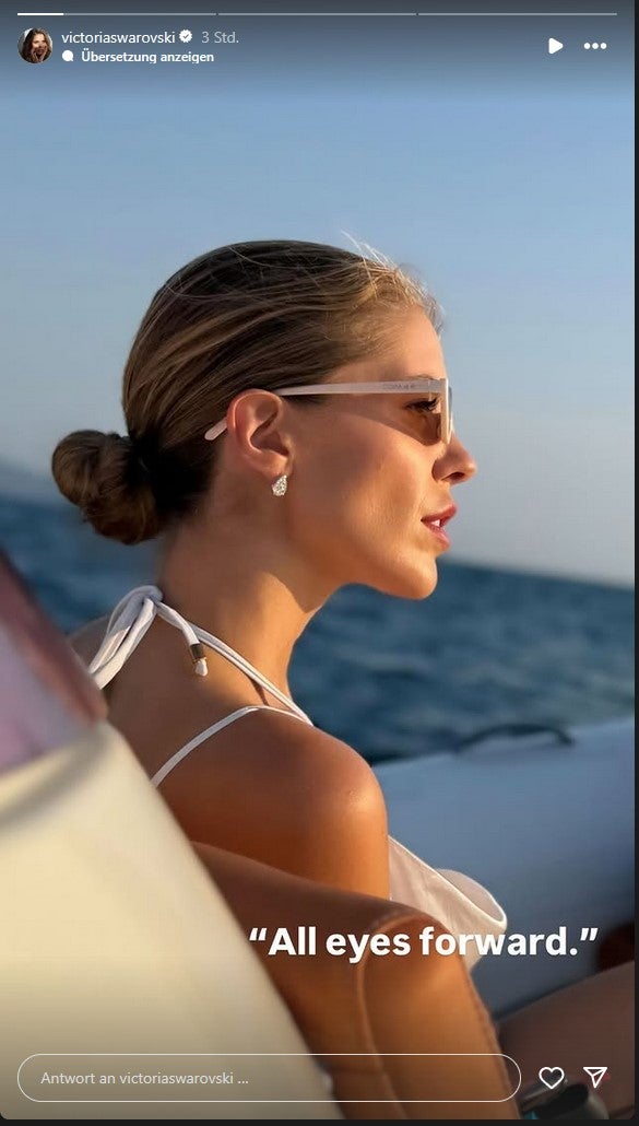 Victoria Swarovski postet ein nachdenkliches Foto mit dem Satz: 