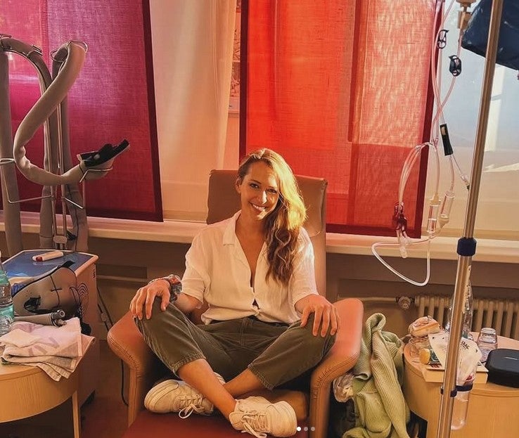 Charlotte Potts zeigte sich auch nach der Chemotherapie. 