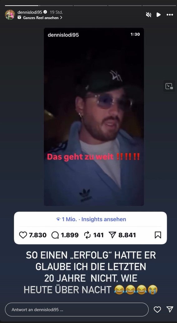 Dennis Lodi nutzte den Streit für Publicity.
