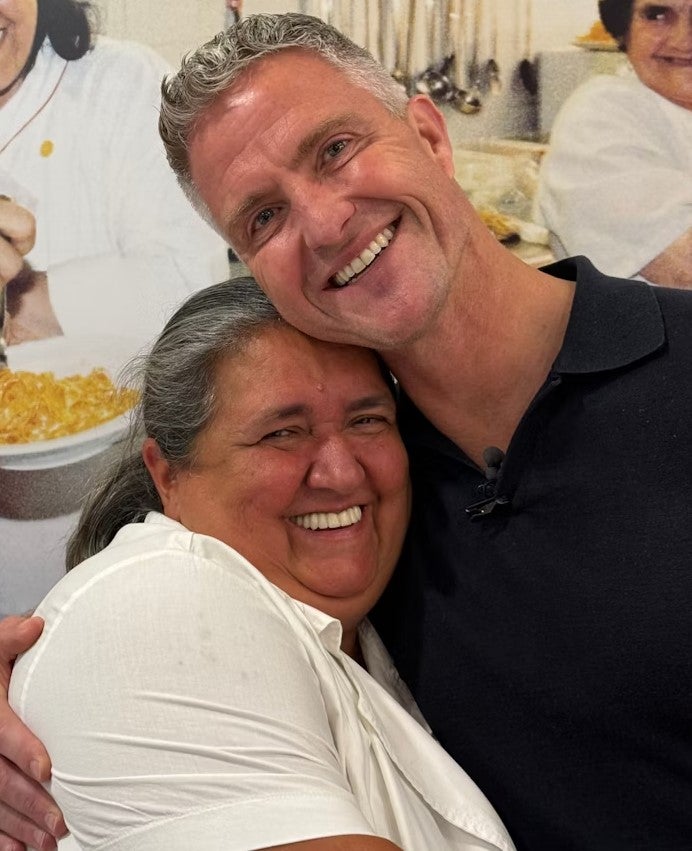 Ralf Schumacher besuchte Michael Maranellos Köchin Rosella. 