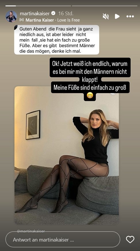 Mit diesem Posting sorgt Martina Kaiser erneut für Lacher. 