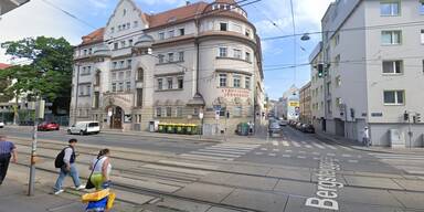 Unfall an der Kreuzung J&ouml;rgerstra&szlig;e mit der Bergsteiggasse