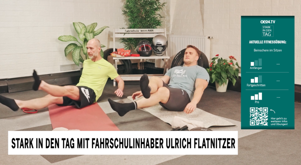 Raus aus dem Morgen-Tief: Die Fitness-Tipps von Matthias Göth und Ulrich Flatnitzer