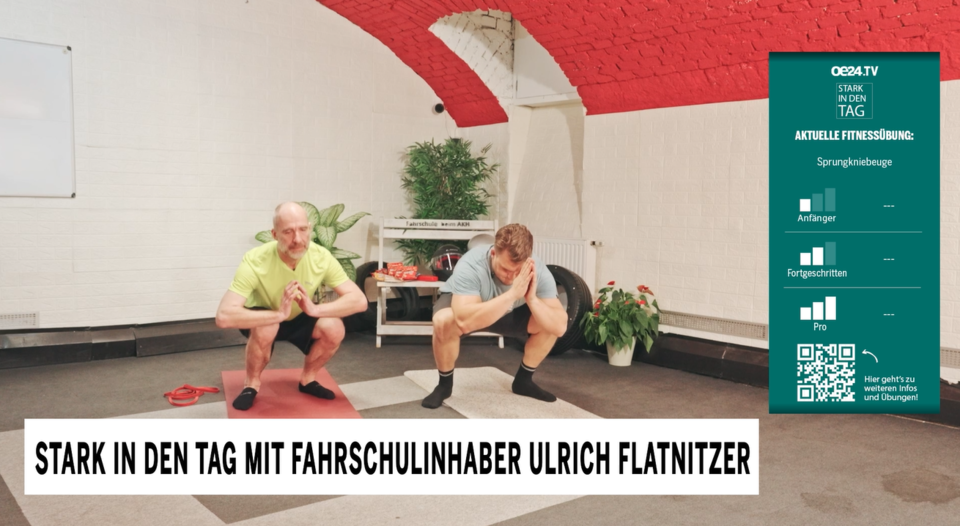 Raus aus dem Morgen-Tief: Die Fitness-Tipps von Matthias Göth und Ulrich Flatnitzer