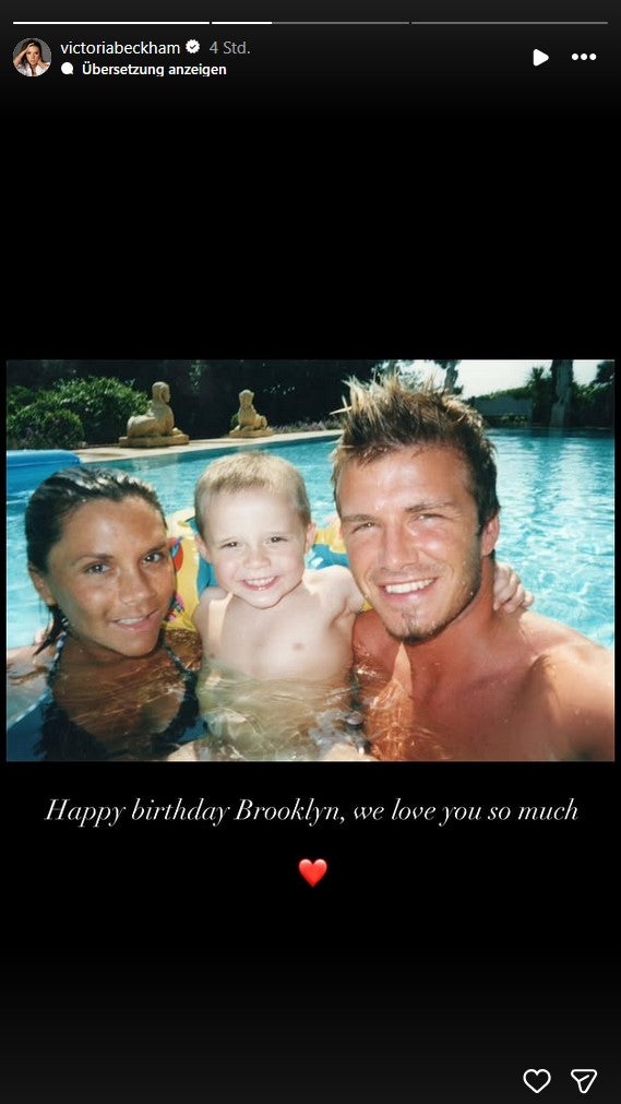 Victoria Beckham startet an Brooklyns Geburtstag einen verzweifelt Annäherungsversuch. 