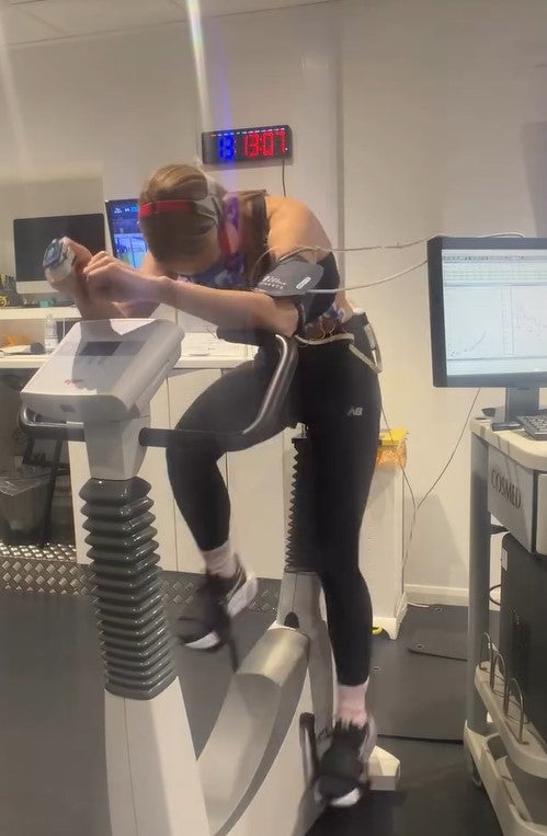 Mirjam Weichselbraun geht an ihre körperlichen Grenzen. 