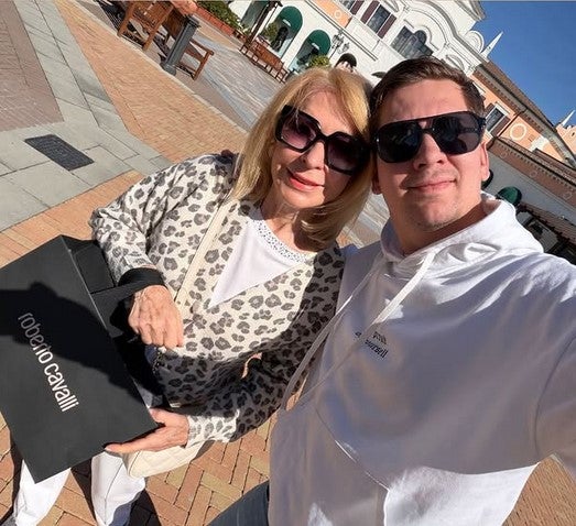 Clemens Trischler und Gerda Rogers in Italien.