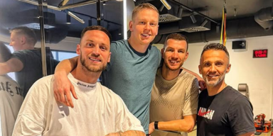 Gemeinsam schwitzen: Dzeko & Arnautovic im Gym
