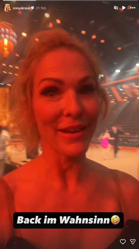 Sonya Kraus zeigt sich vor der Final-Show kämpferisch.