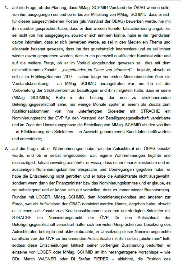 Faksimile der Kurz-Anklage