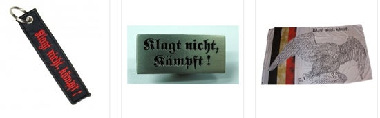 Onlinehändler wirbt mit Nazi-Utensilien