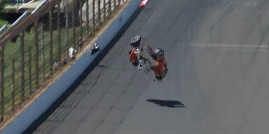 Indycar-Pilot schockt mit Horror-Crash